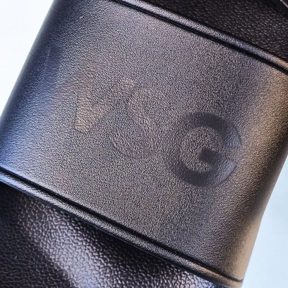 WSG Logo What's good? Slider Slides Black Rubber EU Size 45